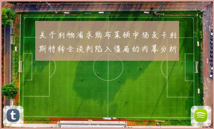 关于利物浦求购布莱顿中场麦卡利斯特转会谈判陷入僵局的内幕分析报告